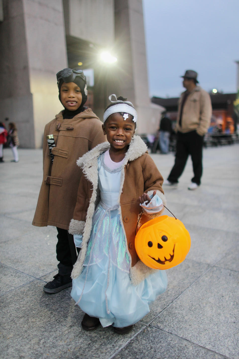 Halloween Brings Out Trick-Or-Treaters, Young And Old