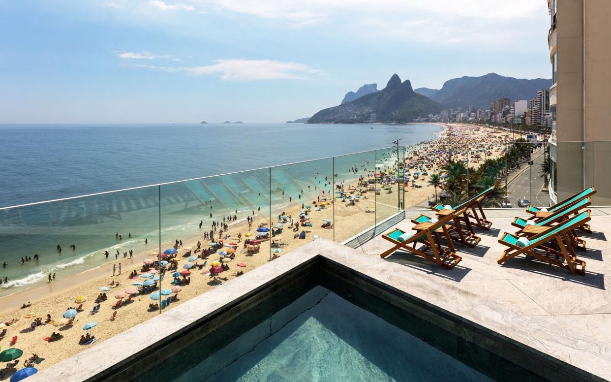 Arpoador Hotel rooftop, Rio de Janeiro