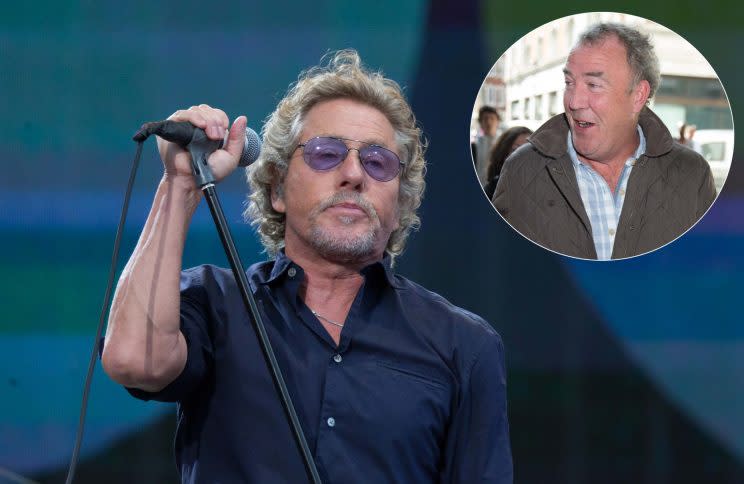 Roger Daltry and Jeremy Clarkson composite: WENN