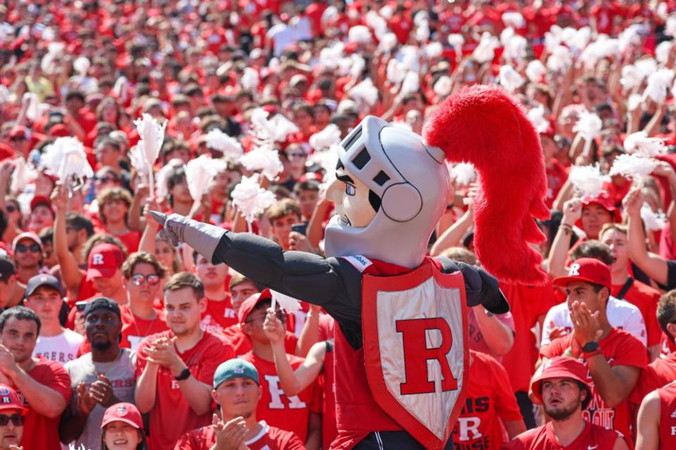 Rutgers football head coach Greg Schiano praised fans and students for their turnout this year.