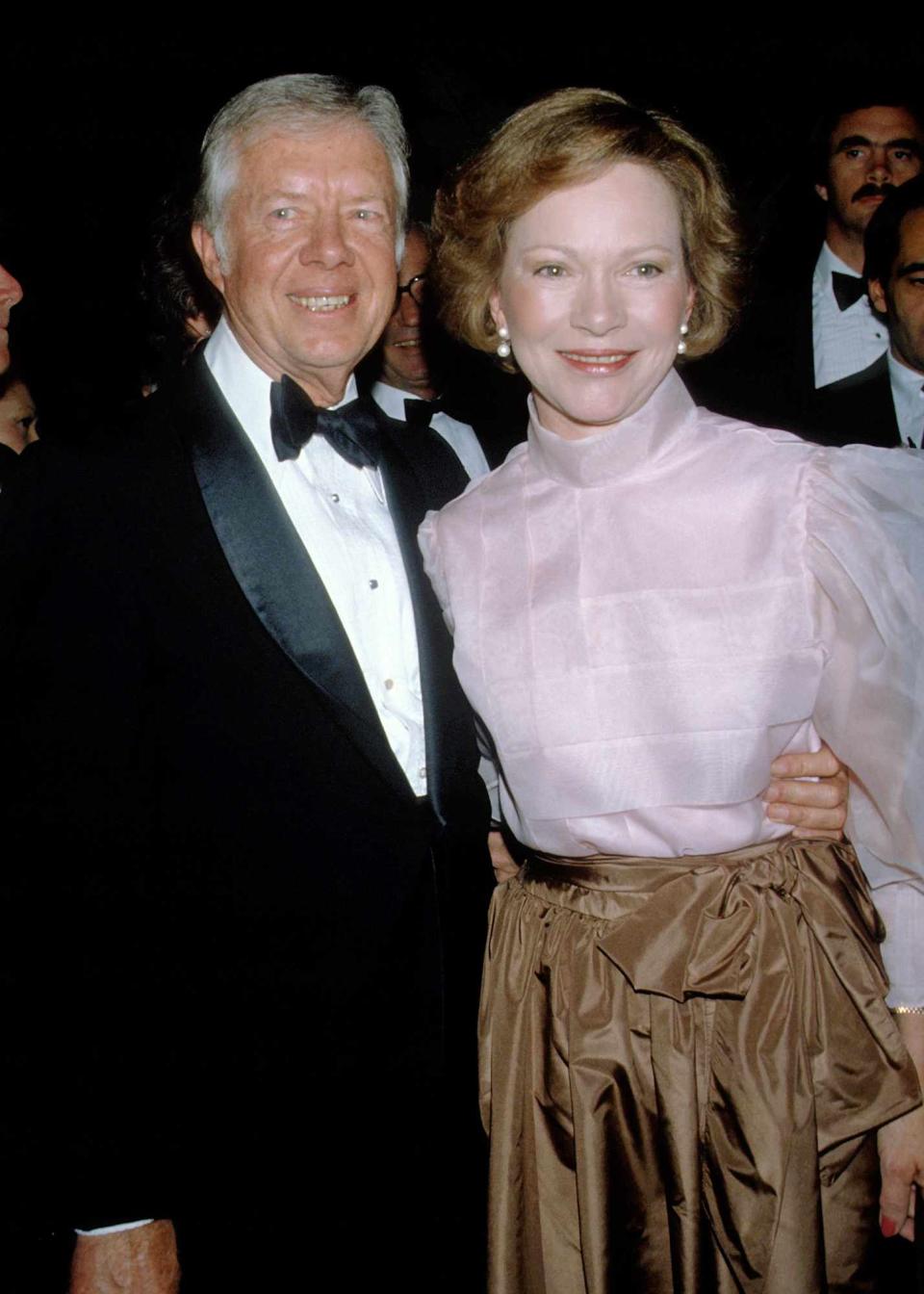 Jimmy Carter and Rosalynn Carter circa 1980 in New York