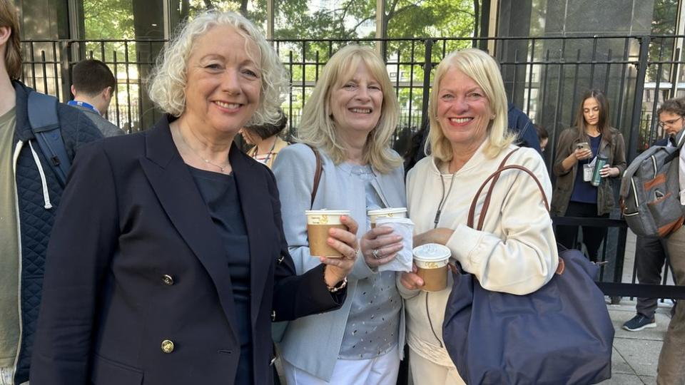 Barbara Anne Crowley, Frances Graham and Clare Gallagher