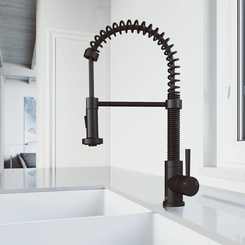 Edison Pull Down Single Handle Kitchen Faucet