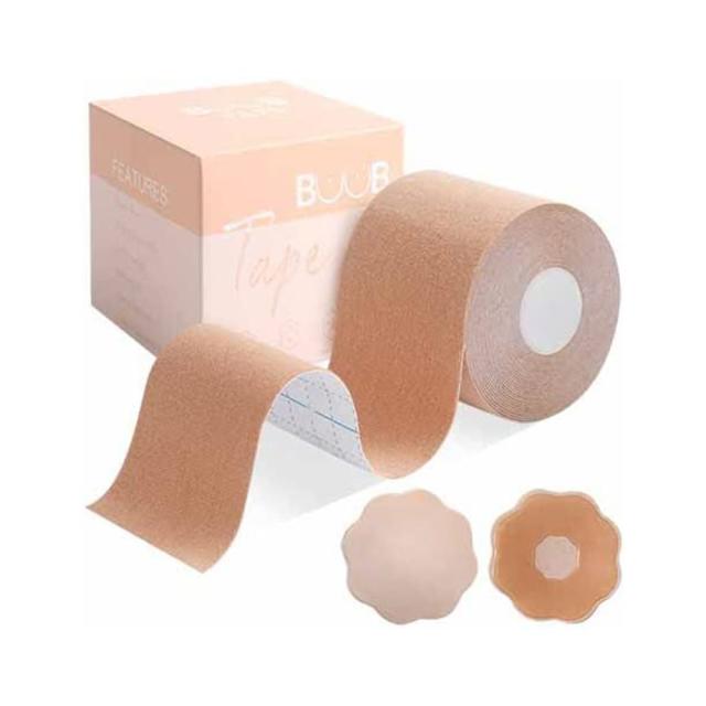 BUTTERFLIESSS Boob Tape Kit Breast Tape Breathable Boobtape Bra Tape Body  Tape for Large Breasts with EXTRA Highlighter Breast Lift Tape - Yahoo  Shopping