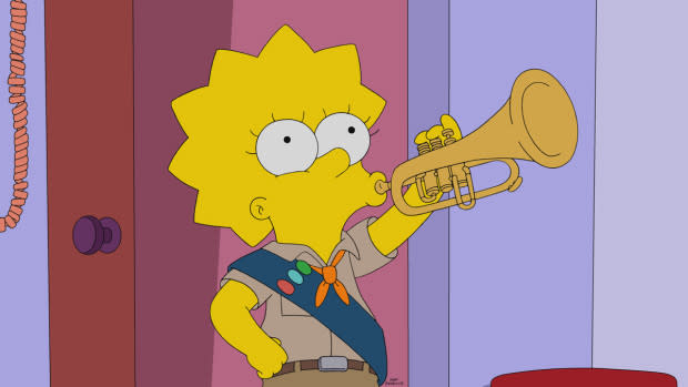 The iconic Lisa Simpson on FOX-TV's The Simpsons, as voiced by Yeardley Smith<p>Photo Credit: Courtesy of Fox Entertainment</p>