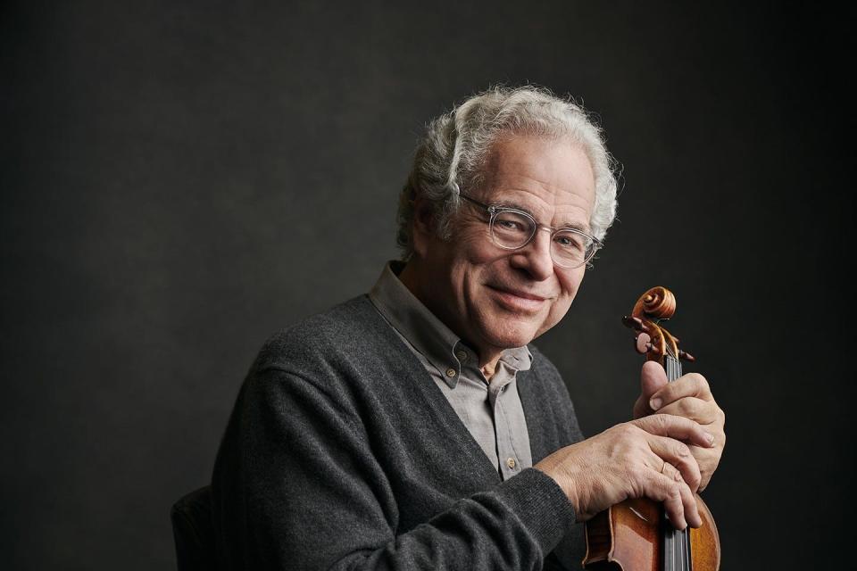 Violin master Itzhak Perlman will perform in Ann Arbor's Hill Auditorium Saturday, Dec. 10, 2022.