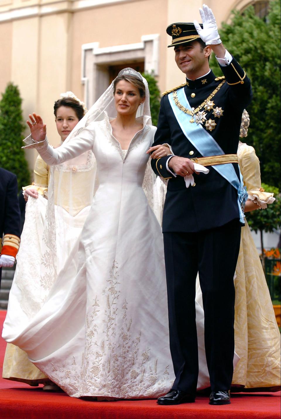 2004: King Felipe VI of Spain and Queen Letizia Ortiz Rocasolano