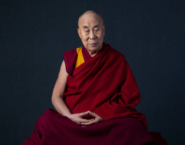 The Dalai Lama has released his debut album, 'Inner World': Press image