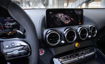 <p>Along with a restyled center console with cleaner ergonomics, the 2020 AMG GT coupe range also receives a larger 10.3-inch center display screen. </p>