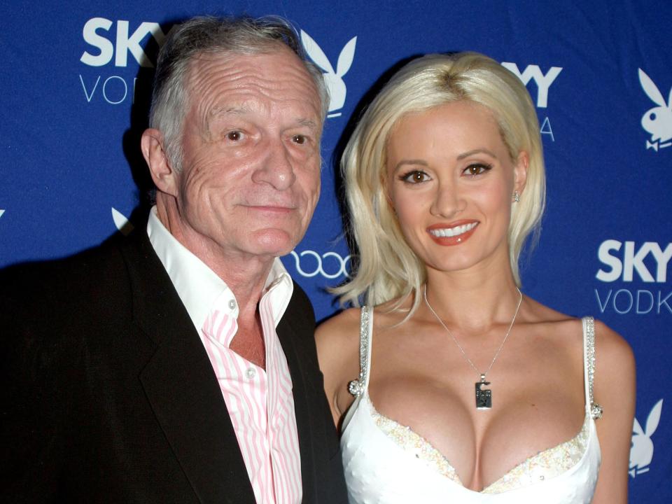 Hugh Hefner and Holly Madison in 2006.