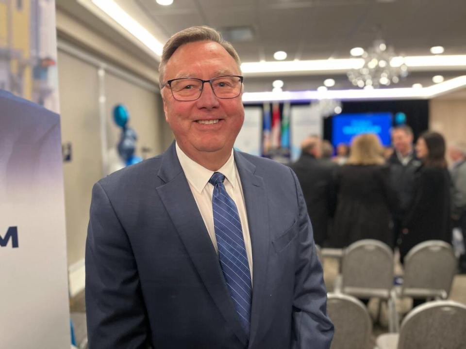 Tony Wakeham ran for leadership once before. In 2018 he was defeated by Ches Crosbie. (Peter Cowan/CBC - image credit)