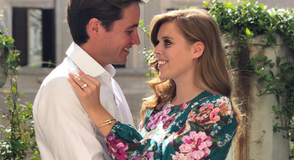 Princess Beatrice wore a Zimmerman dress to announce her engagement