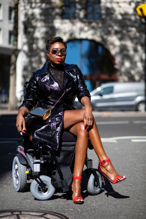 <p>On the street at London Fashion Week Spring 2020. Photo: Chiara Marina Grioni/Fashionista</p>