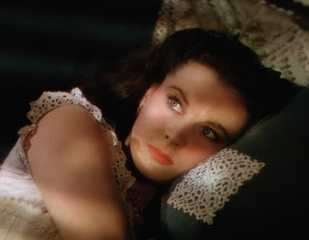 Vivien Leigh’s eye colour in 
 Gone With The Wind (1939)