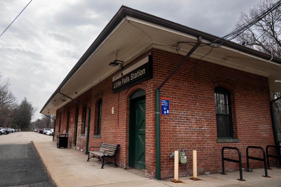 Mar 20, 2024; Little Falls, N.J., United States; The Little Falls Train Station on Union Avenue is shown on Wednesday afternoon.