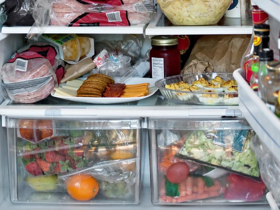 full fridge inside fridge