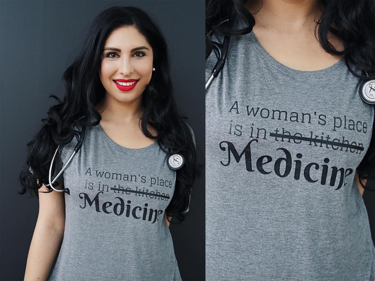 Aaliya Yaqub MD, one of the creators of the campaign. (Photo: Instagram/brit_in_the_bay)