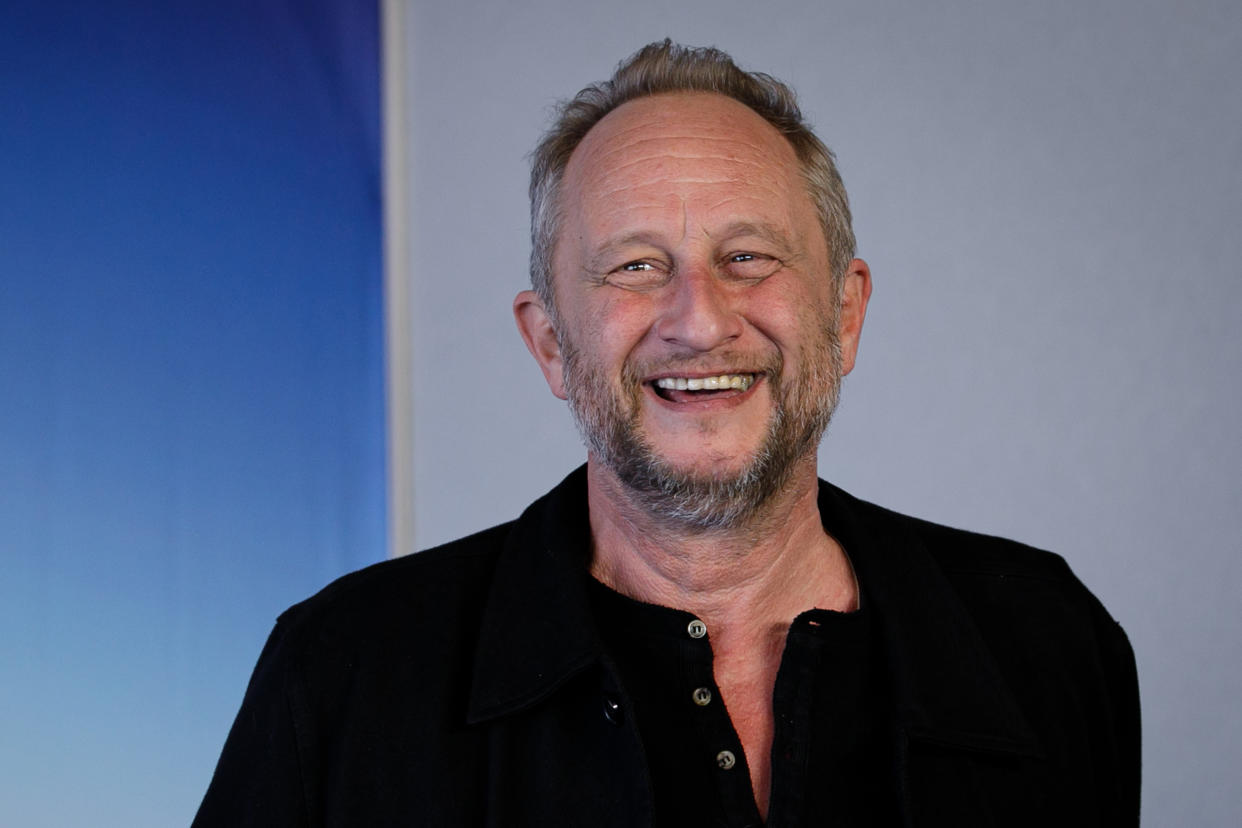 Belgian actor Benoit Poelvoorde poses during a photocall to present the movie 