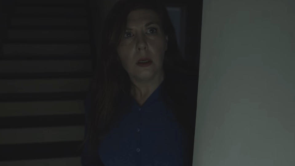 Lotta Losten in the new horror short 'Shadowed'. (Credit: Youtube/David F. Sandberg)