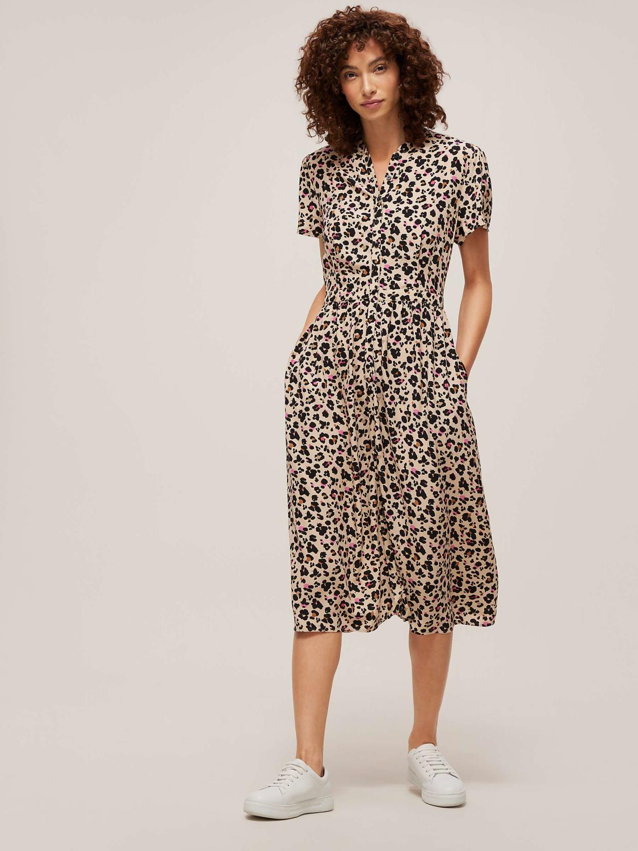 This animal print dress ticks all the boxes. (John Lewis & Partners)