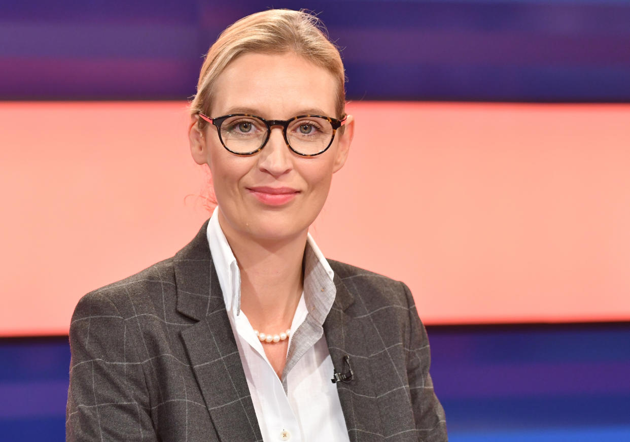 AfD-Spitzenkandidatin Alice Weidel in “Wie geht’s Deutschland” (Bild: dpa)