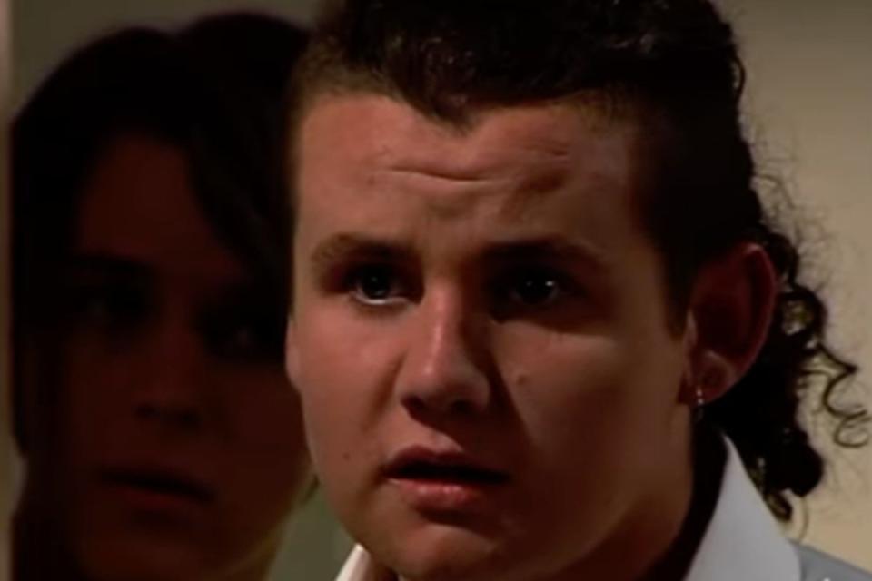 A young Moloney in his earlier episodes (Network 10)