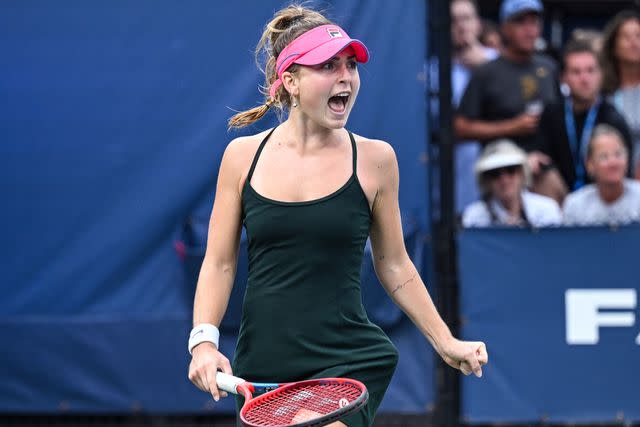 <p>Pete Staples/USTA via AP</p> Fiona Crawley at US Open