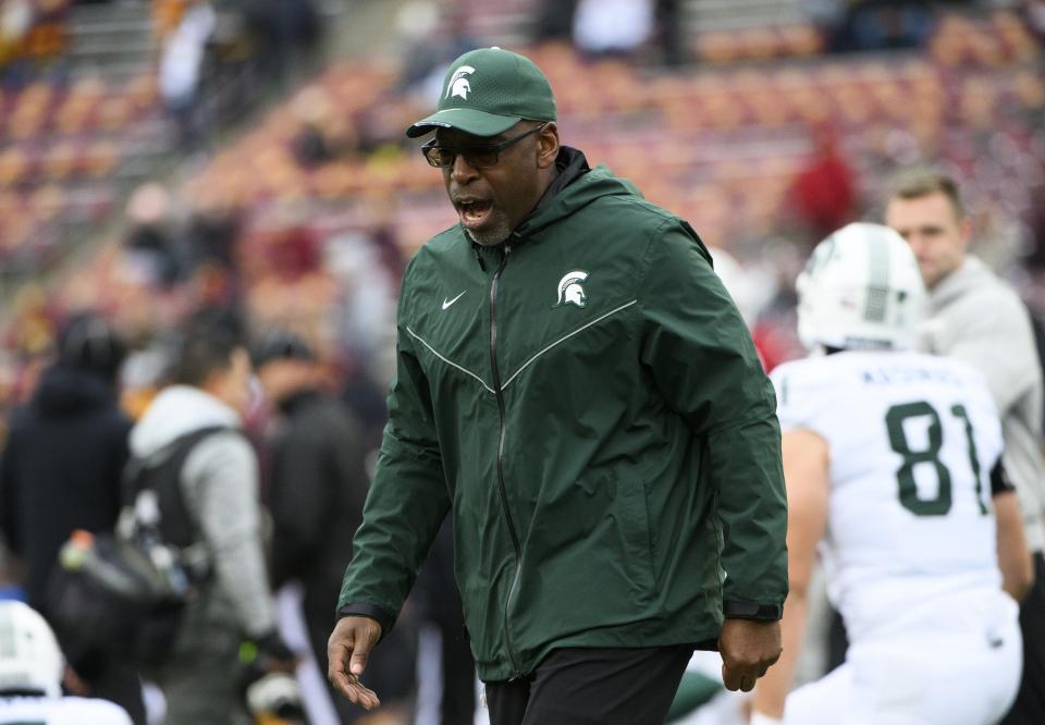 Michigan State football's Harlon Barnett leaves no doubt: He wants to ...