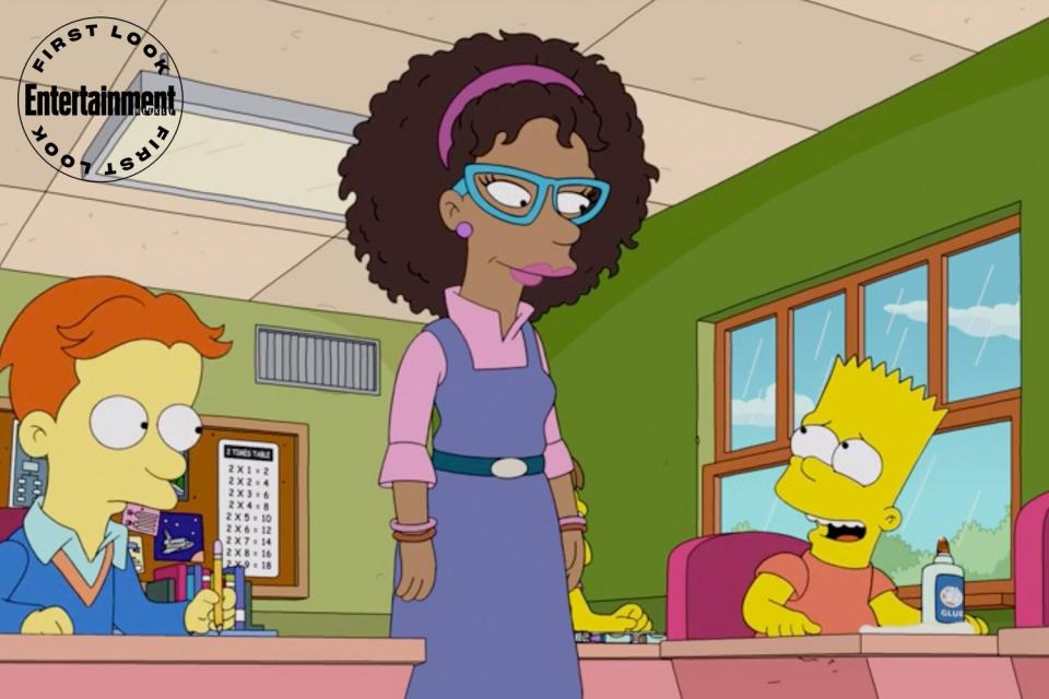 Ms. Peyton, voiced by Kerry Washington, on 'The Simpsons'