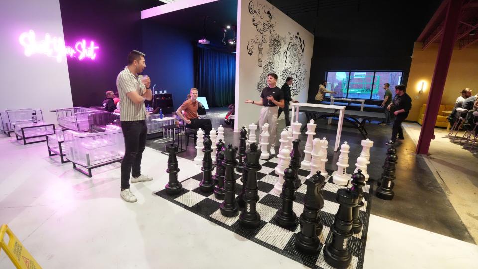 A Taste of Columbus will offer sample bites and tasting pours from area businesses, as well as games like giant chess on Thursday at The Kee.