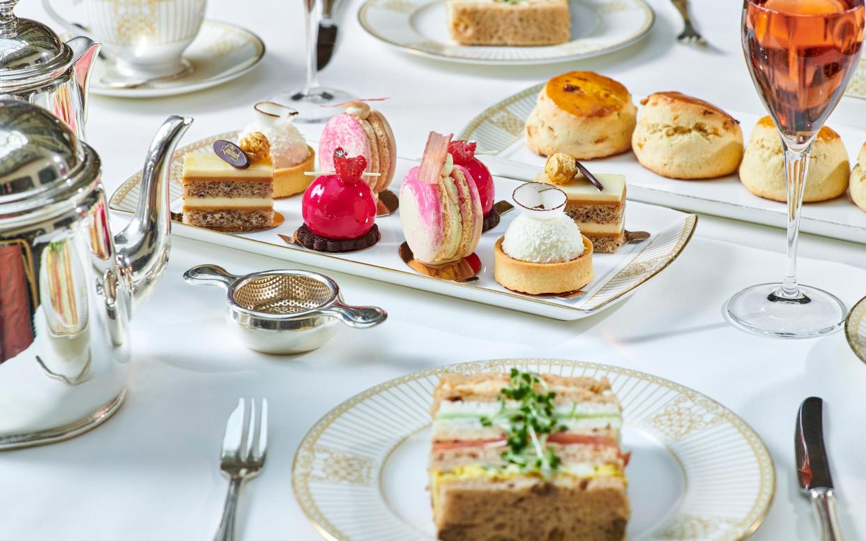 landmark hotel london afternoon tea week 2022 best cream scones finger sandwiches britain uk rosewood bettys near me