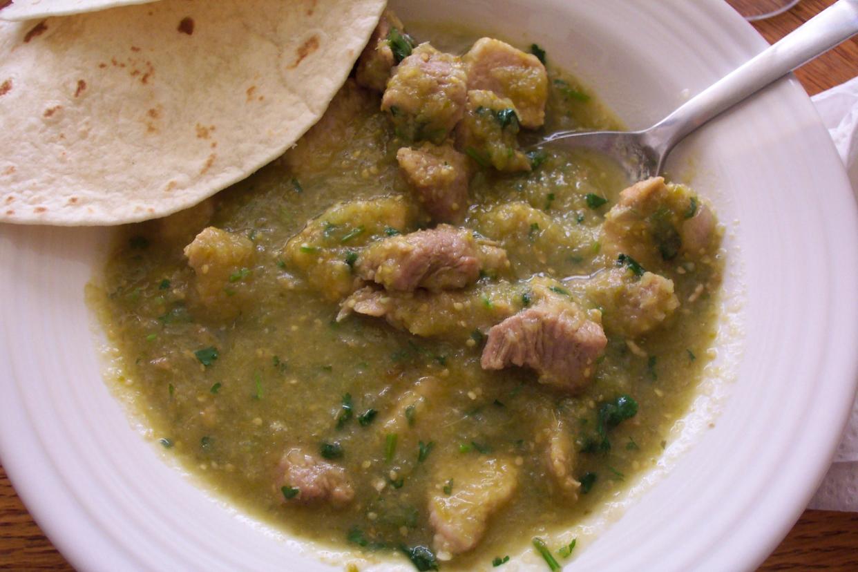 Green chili pork