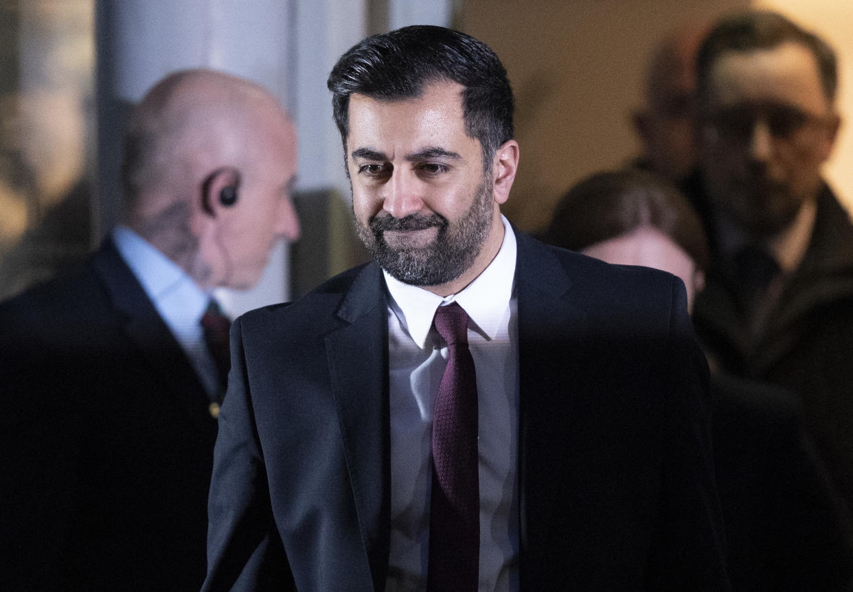 First Minister Humza Yousaf gave evidence to the UK Covid-19 Inquiry on Thursday (Jane Barlow/PA)