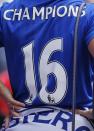 Football Soccer Britain - Leicester City v Manchester United - FA Community Shield - Wembley Stadium - 7/8/16 Leicester City fan before the game Action Images via Reuters / Andrew Couldridge Livepic EDITORIAL USE ONLY. No use with unauthorized audio, video, data, fixture lists, club/league logos or "live" services. Online in-match use limited to 45 images, no video emulation. No use in betting, games or single club/league/player publications. Please contact your account representative for further details.