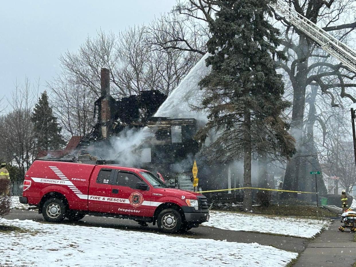 Firefighters from Alliance, Sebring and the Stark Fire Department Rehab Unit worked to extinguish a fire Thursday in the 1000 block of South Arch Avenue in Alliance. One person died in the fire.