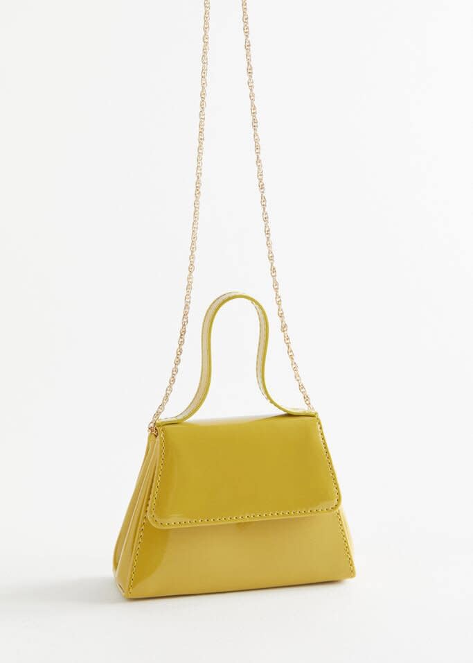 Urban Outfitters Super Mini Trapezoid Crossbody Bag