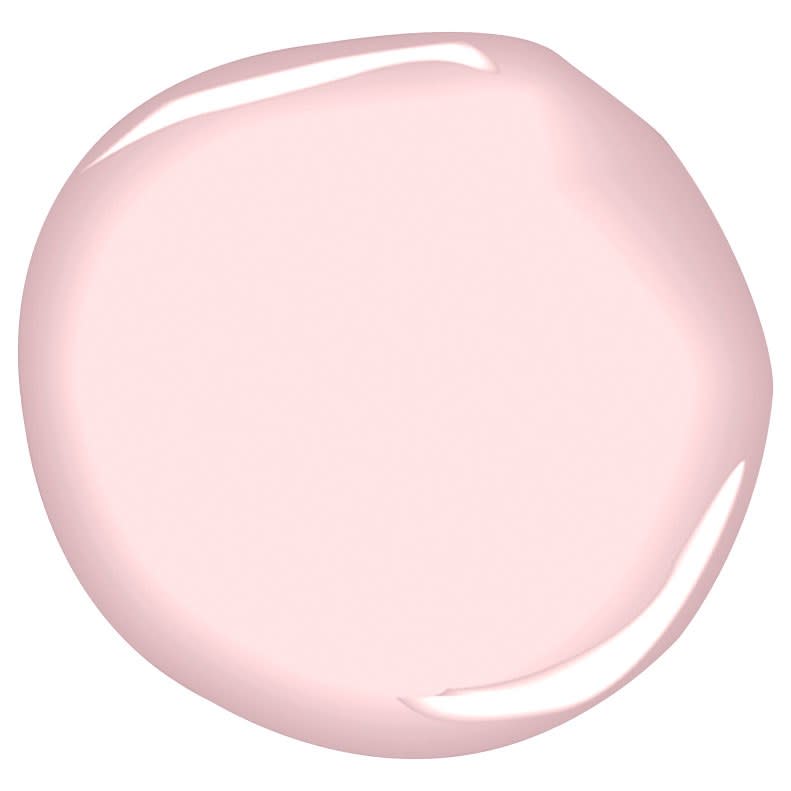 Aura interior paint in pink fairy; $70. benjaminmoore.com