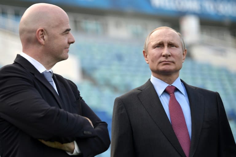 Putin helped bring the World Cup to Russia and is intrinsically linked with its enduring success