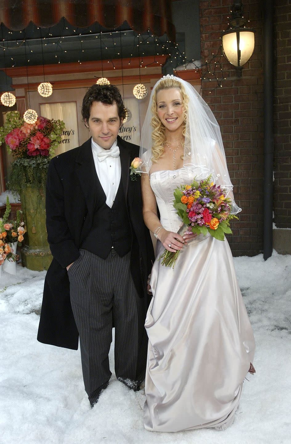 <p>Paul Rudd first appeared on the show as Phoebe's pianist boyfriend, Mike Hannigan, in season 9. After a brief breakup, Paul returns in season 10 and the two get married in the final season.</p>