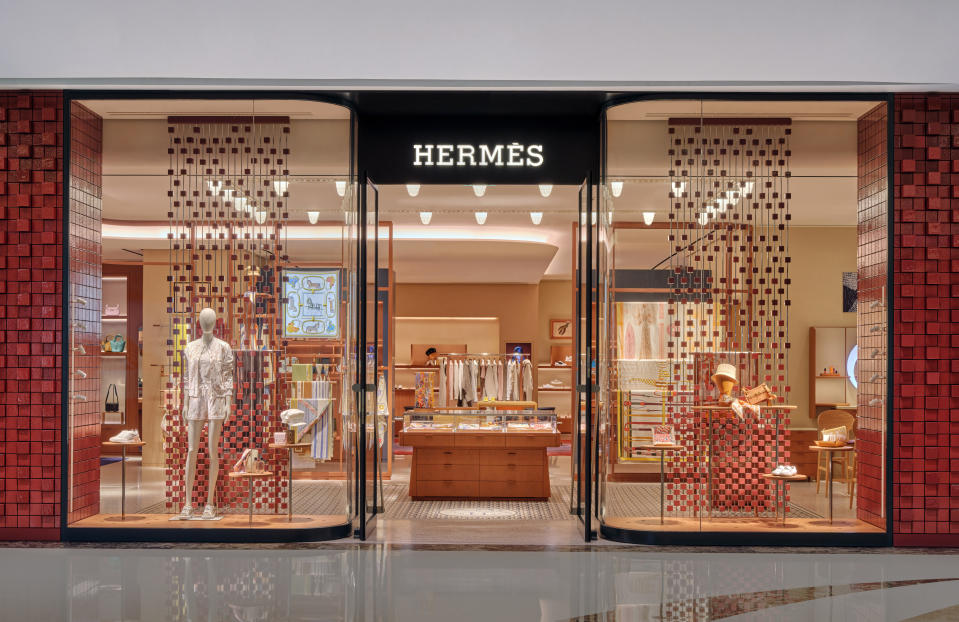 The new Hermès store in Tianjin, China