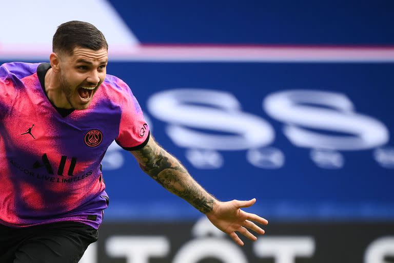 Mauro Icardi volvió después de un mes, apareció en el final y con un cabezazo le dio el triunfo a PSG