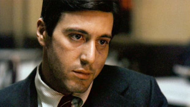 Al Pacino as Michael Corleone in "The Godfather," the movie based on the novel by Mario Puzo and directed by Francis Ford Coppola<p><a href="https://www.gettyimages.com/detail/1195327819" rel="nofollow noopener" target="_blank" data-ylk="slk:CBS Photo Archive/Getty Images;elm:context_link;itc:0;sec:content-canvas" class="link ">CBS Photo Archive/Getty Images</a></p>