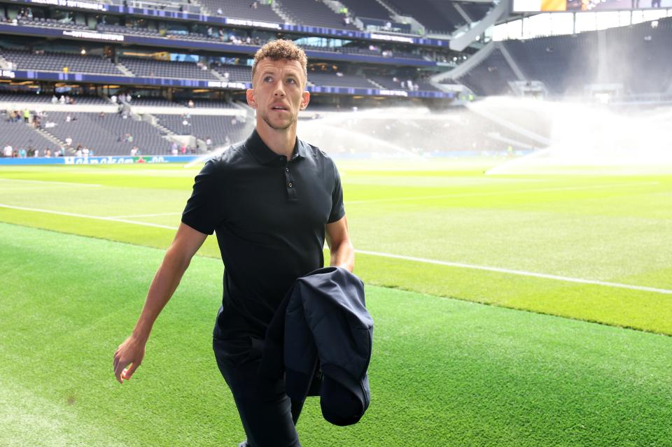 Ivan Perisic arriving at the Tottenham Hotspur Stadium (Getty)