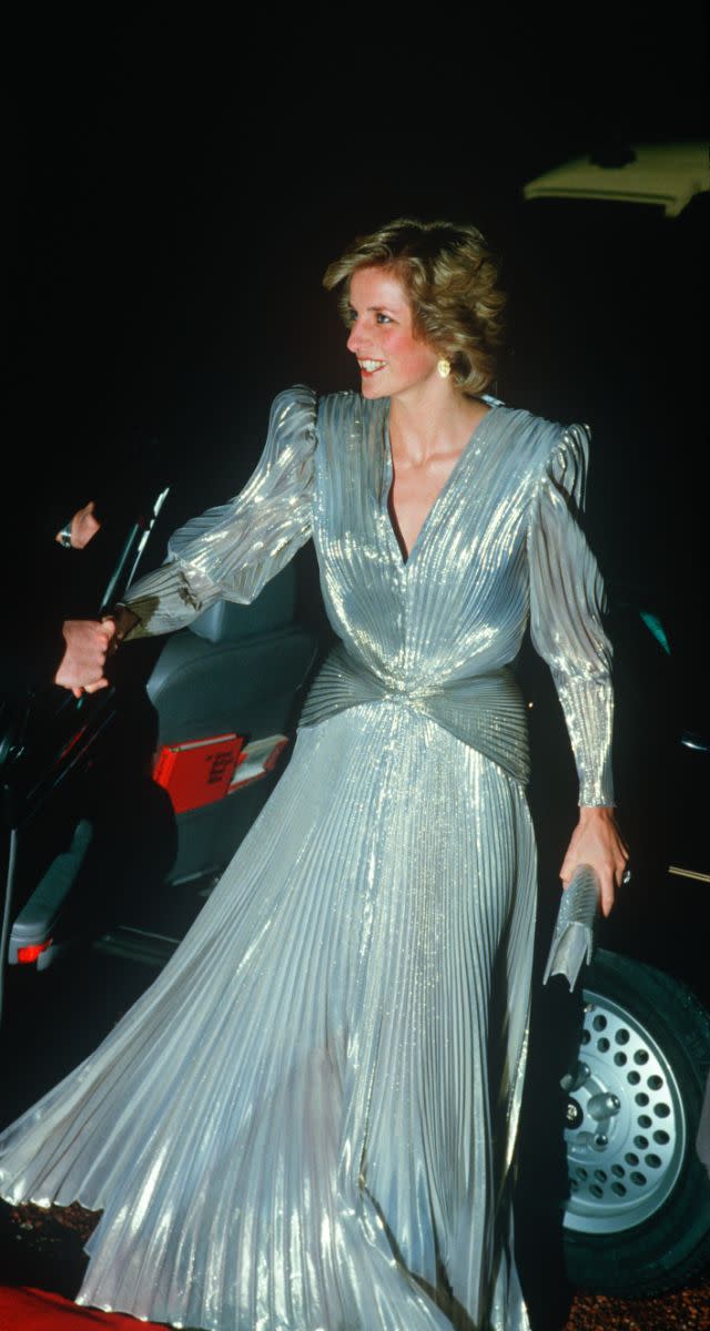 Princess Diana's hot pink party dress is remade 41 years later