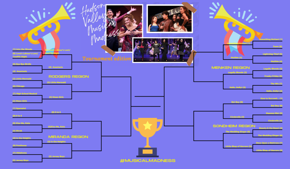 Who will advance to the next round of the Hudson Valley Musical Madness Tournament? You get to decide.