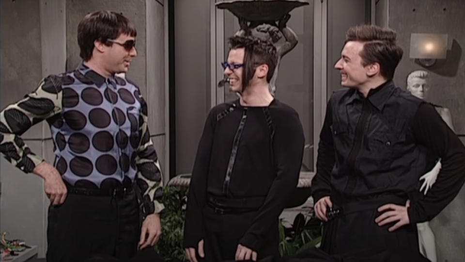 Will Ferrell, Sean Hayes, and Jimmy Fallon on SNL