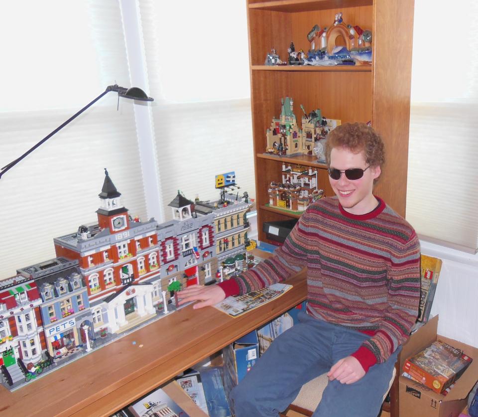 Matthew Shifrin created a website called Lego for the Blind, which offers text-based instructions for blind Lego builders. (Photo: Courtesy of Matthew Shifrin)