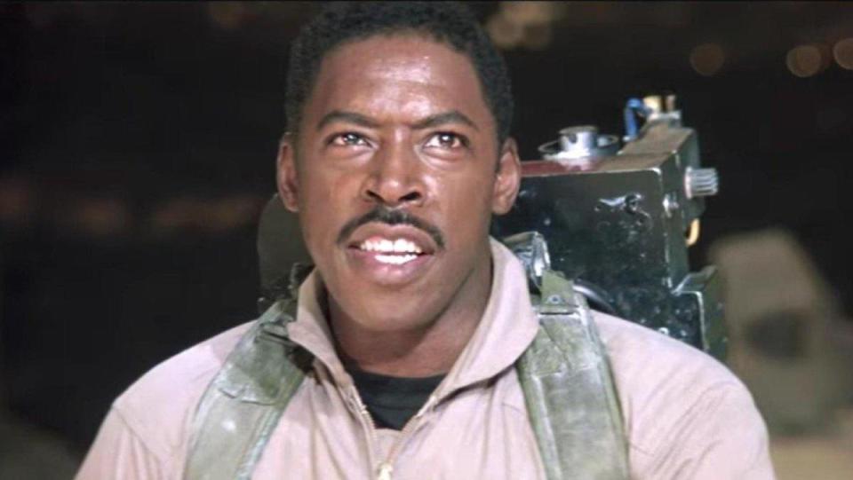 A still from Ghostbusters shows Ernie Hudson in the original 1984 movie, Hudson returns in the new film Ghostbusters: Afterlife