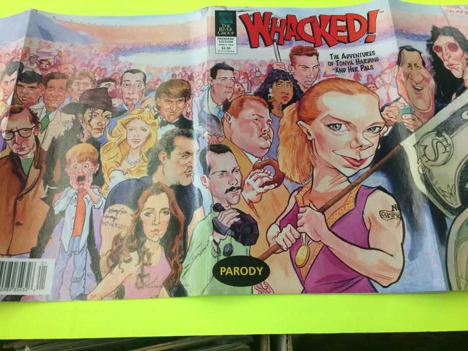 Caricatures of Tonya Harding and other notables from the '80s are part of one of Mike House's favorite comics.