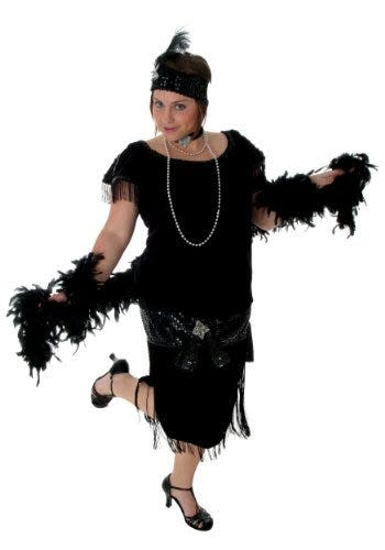 35) Plus-Size Flapper Costume